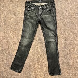 7 FOR ALL MANKIND Woman’s Vtg‎ “Kate” Blue Jeans Size 26 Made In USA